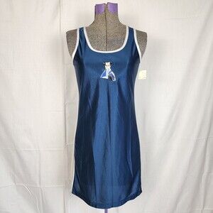 Buggirl RARE Y2K Rave 90s Logo Sporty Jersey Mini Dress Size S NWT